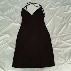 SHEIN Classic Black Mini Cocktail Dress